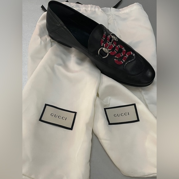 Gucci horse bit  snake loafers  7.5 Euro / 8 US (Authentic ) - Picture 10 of 16